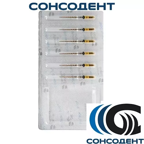 ProTaper Gold / ПроТейпер 25 мм F5 (6 шт) Maillefer, A0411225G0503