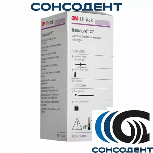 Набор Transbond XTв шприцах (2 шт по 4гр.+праймер 6мл.), 3M Unitek, 712-035