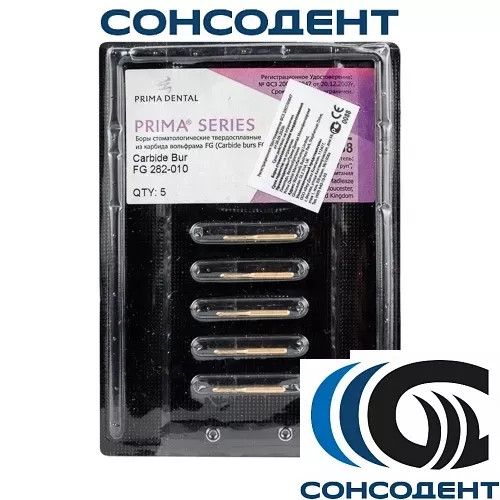 Финир 12 граней Trimming & Finishing FG 282/010 (5шт) Prima Dental, 282-010 (блистер)