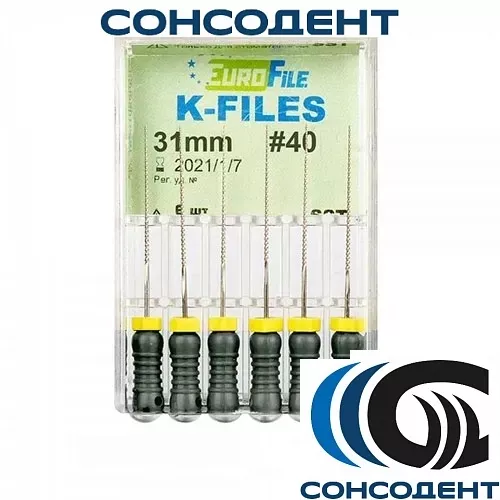K-Files 31мм №40 (6 шт) Eurofile