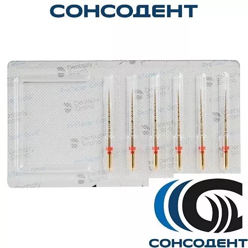 ProTaper Gold / ПроТейпер 31 мм F2 (6 шт) Maillefer, A0411231G0203