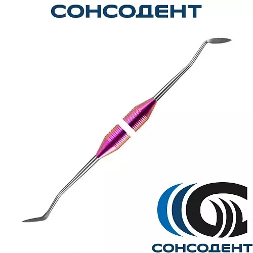 Гладилка моделировочная лепесток (розовый) Экрадент, 07-05