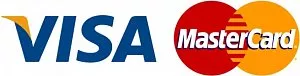 Оплата картой VISA, MasterCard, МИР без комиссии при получении заказа или самовывозе