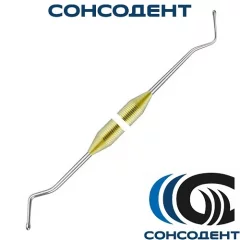 Штопфер оливообразный средний 1,2/1,7 (золото) Экрадент, 02-13