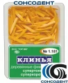1.181 Клинья деревянные супертонкие / суперкороткие (оранжевые) 100 шт (ТОР ВМ), №1.181