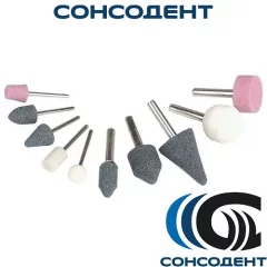 Полировочная головка DL2-320 RA (чаша коричневая, средняя зернистость) Politec, DL2-320
