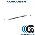 Ложка кюретажная изогнутая плоская (№1) СТРУМ, 110-012