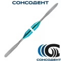 Шпатель двусторонний широкий большой 5,0 (бирюза) Экрадент, 06-03