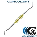 Штопфер обратноконусный - гладилка дистальная большая 1,8/2,2 (золото) Экрадент, 04-04а