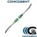 Шпатель дуговой разноширокий 4,5/5,0 (травяной) Экрадент, 06-08