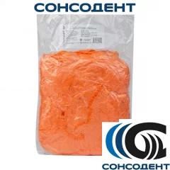 Бахилы Стандарт 1 №50/3500 (оранжевые) Медсервис Плюс