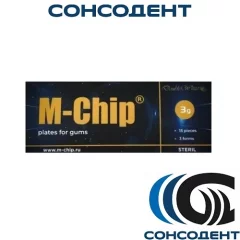 Пластинки для десен M-Chip (15 шт) Double White