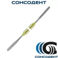 Шпатель двухсторонний 4,0/5,0 (золото) Экрадент, 06-05