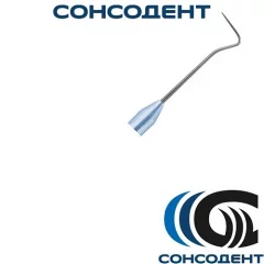 Зонд терапевтический угловой малый (голубой) 01-03 Экрадент, 01-03